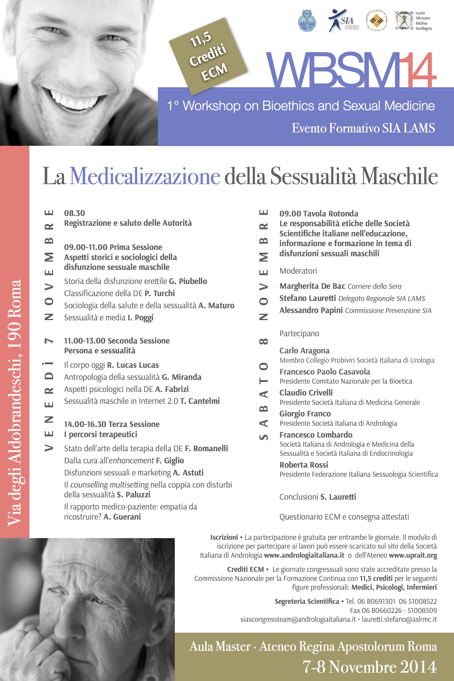 Tonino Cantelmi - 1° Workshop on Bioethics and Sexual Medicine - Convegno 2014 